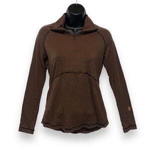 Indygena Riga II Womens Long Sleeve Top Tortoise Stripe